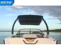 Tour de bateau en Aluminium noire et brillante, livraison gratuite