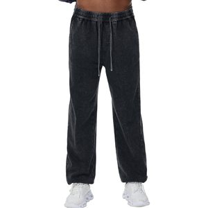 KEEPSHOWING Pantalon de survêtement acide pour homme, jogging athlétique à taille élastique, pantalon long d'entraînement avec cordon de serrage, pantalon de jogging en coton coloré - Product Image 5