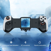 KJ02 2 in 1 Gamepad Teleskopik Tipe C Pendingin Nirkabel Pengontrol Game Seluler Dual Joystick untuk Android IOS Ponsel Switch PC