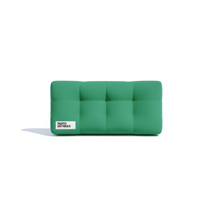 Coussin de palette en tissu vert Oxotic Sehiligas 47,2"x15,7"x4,7" pour l'extérieur, résistant à l'eau, matelassé - Product Image 1