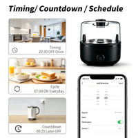 Cuiseur à œufs intelligent, contrôle à distance via application Wi-Fi, minuterie programmable, cuiseur à œufs électrique pour le petit-déjeuner à la maison