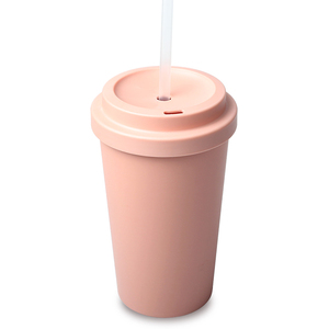 Vaso de Café Biodegradable de Harina de Maíz con Tapa PLA, Colorido y Ecológico - Product Image 3