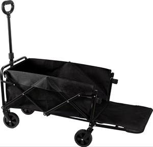 Chariot de <span class=keywords><strong>camping</strong></span> pliable multifonctionnel avec conception de regroupement Idéal pour les courses à domicile, les achats d'épicerie, la vente ambulante - Product Image 2