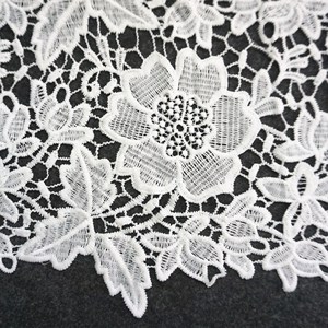 Poliestere 4cm di larghezza vari colori ricamo pizzo bordo pizzo per la decorazione del vestito - Product Image 5