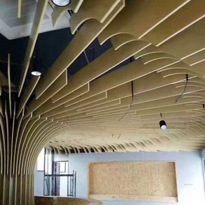 เพดานอะลูมิเนียมกันไฟห้อยเพดานแบบแขวนและแบบ <span class=keywords><strong>Spandrel</strong></span> สำหรับตกแต่งอาคารผนังดีไซน์ทันสมัย - Product Image 4