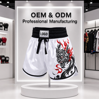 Celana Pendek Kick Boxing / Muay Thai Desain Kustom Cetak Sendiri, Celana Pendek Tarung Muaythai