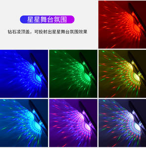 Luz <span class=keywords><strong>LED</strong></span> <span class=keywords><strong>para</strong></span> pie <span class=keywords><strong>de</strong></span> coche con USB RGB Atmósfera Control remoto inalámbrico 5 modos <span class=keywords><strong>Luces</strong></span> decorativas interiores <span class=keywords><strong>para</strong></span> el hogar USB recargable - Product Image 6