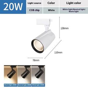 Jpungsun Museo Tienda <span class=keywords><strong>Techo</strong></span> regulable 20W 30W 35W 40W Sistema de riel Led Luz de seguimiento para luz de riel comercial - Product Image 2