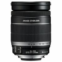 Objectif zoom tout-en-un EF-S 18-200mm F3.5-5.6 IS d'occasion compatible avec les appareils photo reflex numériques APS-C 100D 600D 700D 60D 70D 7D