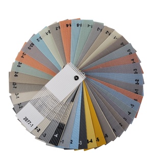 Home 30% Polyester 70% PVC Flame Retardant 1080 Window <b>Sunscreen</b> Fabric 5% Openness Roller Blinds Curtain Fabric Blackout - Product Image 3