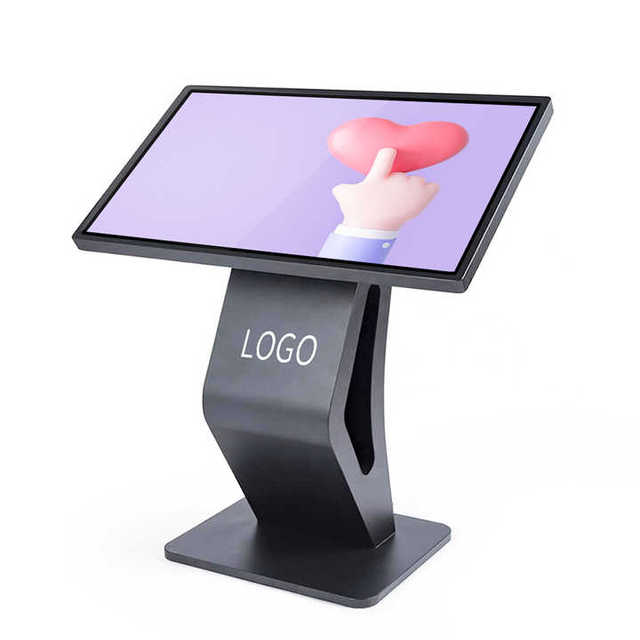 Indoor Interactive Touch Kiosk Mall School Navigation Guest Sign-in Museum 3D Video Advertising Display