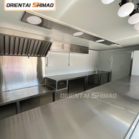 Remolque de Comida con Acabado de Madera de 18.70 pies con Ventana Grande para Café, Snacks y Negocios al Aire Libre