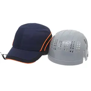 Logo personalizzato leggero protezione testa casco elmetto donna uomo urtare berretto da Baseball ABS interno di sicurezza Berretto da Baseball