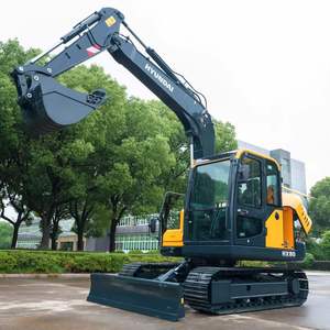 Excavatrice sur chenilles hydraulique d'occasion Hyundai HX80 fabriquée en Corée, 7 tonnes, prix bas, excellent état, garantie 1 an - Product Image 3