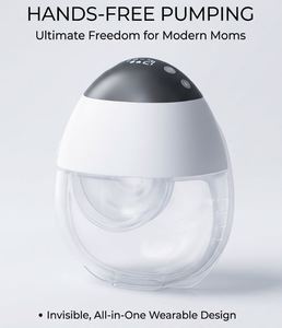 CITICITY Pompe portable ultra-silencieuse, rechargeable, mains libres, 3 modes, produit de maternité e-commerce, vente chaude - Product Image 4