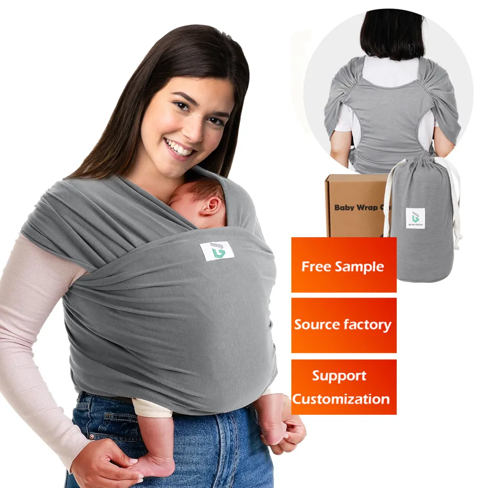 Fabrik Baby tragen Wraps Stoff Bio-Träger plus Größe lange tragbare Neugeborene tragen Baby Körper packung zum Tragen von Baby