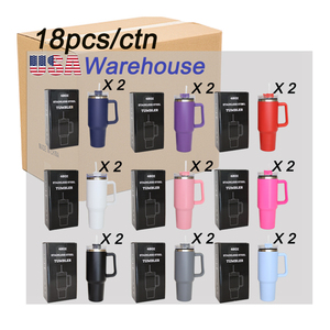 Focus 40 OZ Stainless Steel Modern Luxury H2.0 5D Print Sunflower Multicolor Tumbler Green Blue Red White Vacuum Sport 6-12H LED - Product Image 5