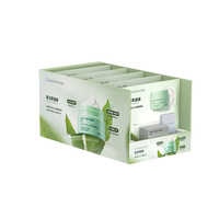 Boîte de présentation empilable personnalisée en carton ondulé pour vernis à ongles masques faciaux à l'huile masques pour les yeux-palette réutilisable et écologique
