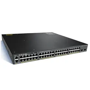 Yeni mühürlü gemi hazır WS-C2960X-48TD-L 2960-X 48 port Gigabit 2 10G SFP + anahtarı