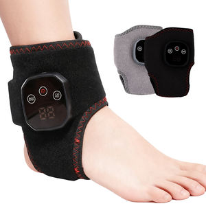 Masajeador eléctrico de pies y tobillos con calor, inalámbrico, portátil, con 3 modos de vibración y 4 niveles de calor. - Product Image 1