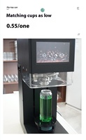 MH Machine électrique entièrement automatique pour couvercle de canette de boisson gazeuse, bière, café, couvercle, emballage en carton