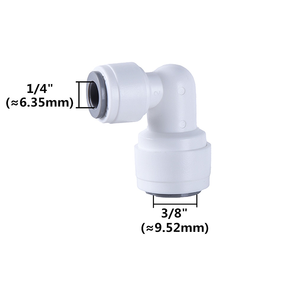 1/4" (6,35 mm) a 3/8" (9,52 mm)