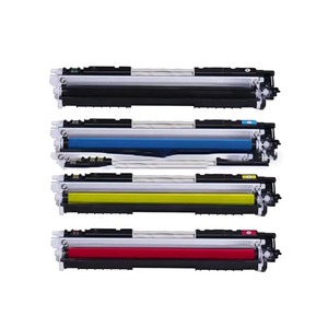 Cartucho de Tóner Compatible con <span class=keywords><strong>HP</strong></span> CE310A CRG329, Suministro de Fábrica de Zhuhai, Alto Rendimiento Importado, 10k/7k Tóner Completo - Product Image 1