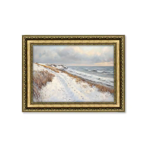 Pintura de paisaje marino vintage, <span class=keywords><strong>lienzo</strong></span> al óleo antiguo, decoración de pared, arte Vintage pintado a mano, <span class=keywords><strong>tipo</strong></span> enmarcado, decoración para el hogar y la Oficina - Product Image 2