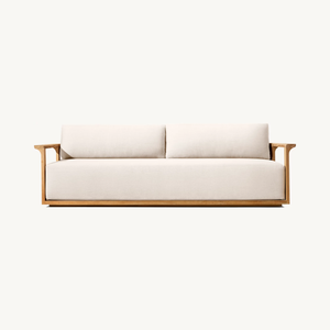 Muebles de teca al aire libre Patio Juegos de hotel Sofá Muebles de salón de madera de teca Sofá <span class=keywords><strong>Lagos</strong></span> - Product Image 1