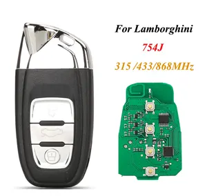 Chìa Khóa Xe Hơi Điều Khiển Từ Xa Thông Minh Đầy Đủ 3 Nút Keyless Go 754J Cho Chip Lamborghini 315/433/868Mhz 29A1