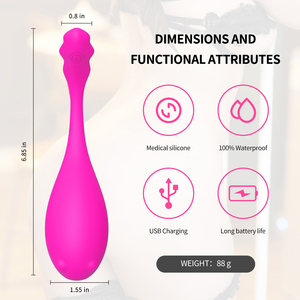 SEXBAYアプリ遠隔操作Gスポットバイブレーター長距離着用可能カップルバイブレーションボール充電式大人用セックストイ女性向け - Product Image 3