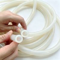 Tuyau en silicone certifié FDA LFGB pour le transport de lait et de crème, flexible et sanitaire, pour équipement de pasteurisation de crème glacée