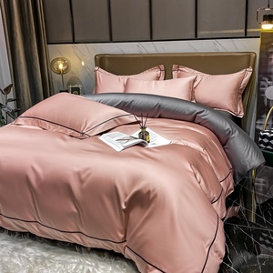 Bán Buôn Khách Sạn Hiện Đại Bộ Sưu Tập Tùy Chỉnh Trắng Bông Nữ Hoàng Vua Kích Thước Bộ Đồ Giường Bộ Gối Bao Gồm Duvet Cover Set Sử Dụng Nhà - Product Image 5