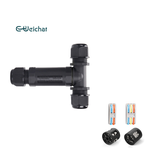 户外照明用E-Weichat电缆连接<span class=keywords><strong>3</strong></span>针IP68防水连接器<span class=keywords><strong>3</strong></span>路T端子块连接器 - Product Image 1