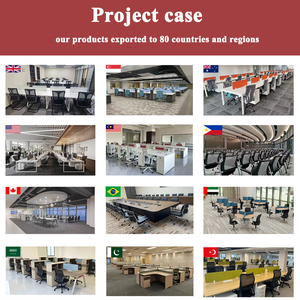 Mueble de Oficina <span class=keywords><strong>con</strong></span> Estante Abierto <span class=keywords><strong>Central</strong></span>, Soporte para CPU, <span class=keywords><strong>Mesa</strong></span> de Pedestal, Estaciones de Trabajo para Personal de Oficina - Product Image 3