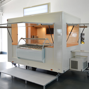 Nouveau camion de restauration rapide en acier inoxydable, camion de vente ambulante de crème glacée, de café et de boissons pour la vente au détail et la restauration - Product Image 5