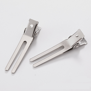 Moda de alta calidad Metal doble punta cocodrilo Pin rizos pinzas para el cabello para salón de belleza - Product Image 6