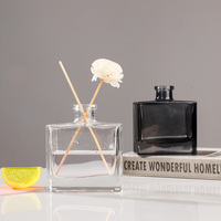 Diffuseur de parfum sans flamme de qualité supérieure, 200 ml, en verre, pour aromathérapie, flacon de parfum d'ambiance avec emballage