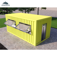 Maison modulaire préfabriquée de 20 pieds et 40 pieds, café-bar, restaurant de luxe populaire