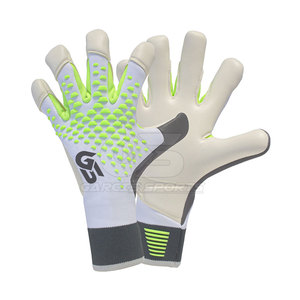 Gants de gardien de but de sport professionnels de haute qualité en cuir et latex allemand pour le football de football en vente - Product Image 1