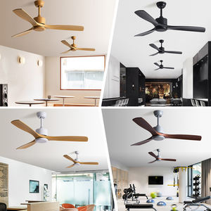 จีนผู้ผลิตที่ทันสมัยในร่มตกแต่งสำนักงานห้องนั่งเล่น3 ABS ใบมีดพัดลมเพดาน - Product Image 6