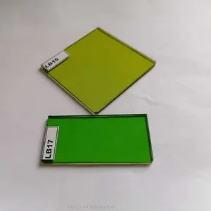 زجاج أخضر ملون بصري للماكينة الطبية