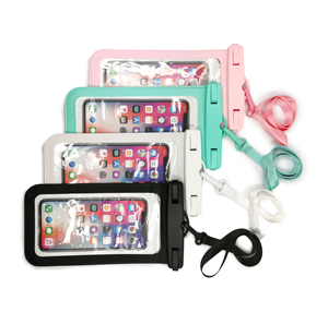 Étui de téléphone portable étanche personnalisé avec logo, en PVC, pochette transparente, étui étanche pour téléphone portable avec cordon, petit sac pour téléphone - Product Image 1