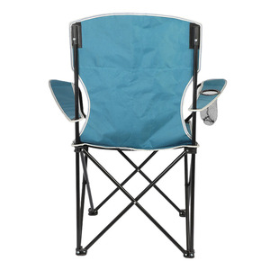 Outdoor <strong>Folding</strong> Steel Tube <strong>Armchair</strong> 16mm Portable Garden Beach Camping Chair Multi-Color for Fishing BBQ Picnic - Product Image 5
