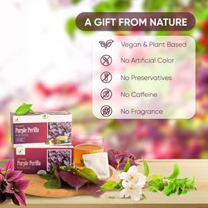 Thé botanique de haute qualité pour la santé, marque NMPT, mélange de thé aux herbes de perilla violette, sachets de thé de 2 g, origine Vietnam, qualité supérieure - Product Image 4