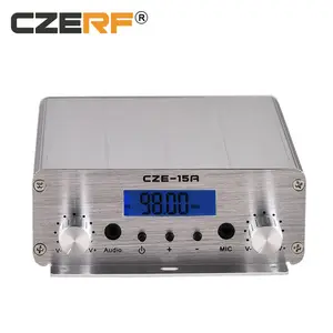 15 Watts 15W hot selling radio transmitter FM Broadcast CZE-15A FM transmitter Single host