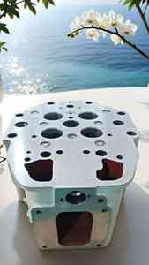 Original MTU engine <b>cylinder</b> head, original model 5800161001, engine <b>cylinder</b> <b>block</b> cover. - Product Image 5