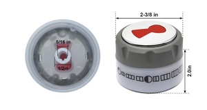 91538 manopole di comando illuminate per le griglie di 400/600 della sommità di Weber prodotte 2012 anni e successivamente sostituisce E-470/670 S-460/470/660/670 - Product Image 2