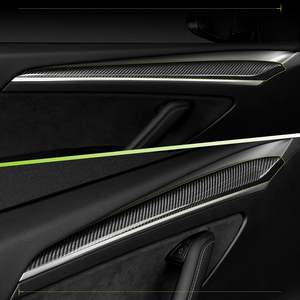 Oferta Especial: Tapas Decorativas para el Panel de la Puerta Delantera, Compatibles con Tesla Model 3/Y, Cubiertas para los Manijos de las Puertas, Accesorios Interiores para Tesla - Product Image 5