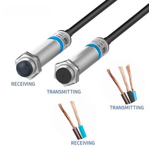 สวิตช์โฟโตอิเล็กทริคแบบเลเซอร์ รุ่น M12 - ชนิดลำแสงผ่านได้, 10-30V, NPN PNP, เซ็นเซอร์ตรวจจับระยะใกล้แบบโฟโตอิเล็กทริคควบคุมได้หลายรูปแบบ - Product Image 2